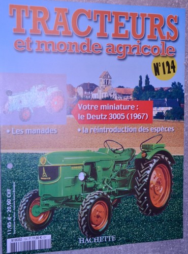 Fascicule tracteurs monde - tracteurs,