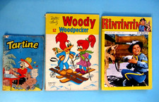 BD: Lot de 5 comics Rintintin n°101 102 103 Woody Woodpecker n°12 Tartine n°117