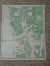 MARINE MAP / Den Norske Kyst - fra Stolmen til Bergen Norway