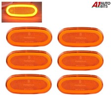 6X LED Ambre Réflecteur