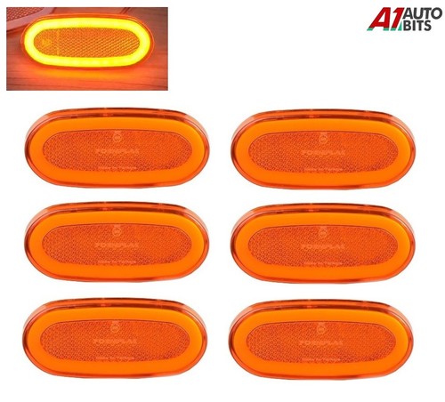 Led ambre réflecteur - 6x,