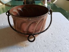 Antique Copper Cauldron Handmade Handle Vintage Antique Copper Pot Handle Handmade