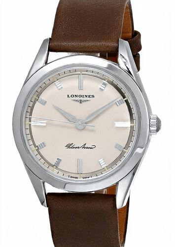 Longines silver arrow - silver, 38.5mm