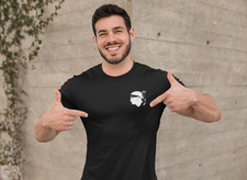 T SHIRT UNISEXE Noir TAILLE S