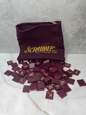 2001 Scrabble Deluxe (Milton Bradley) - Replacement Bag + Letters