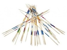 Mikado XXL En Bois 90 Cm De Long - Jeu de Plein Geant - Jeu de Societe Enfant