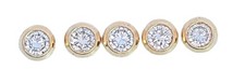 CHOPARD Authentic Swiss Loose Happy Diamonds Real Diamonds & 18K Yellow Gold