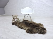 Tapis En Laine Marron Grand