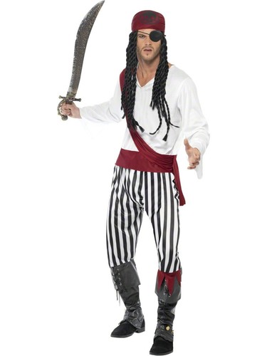 Smiffys pirate man costume - smiffys,