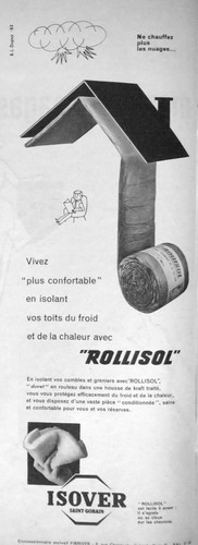 Publicité isover rollisol - publicitÉ,