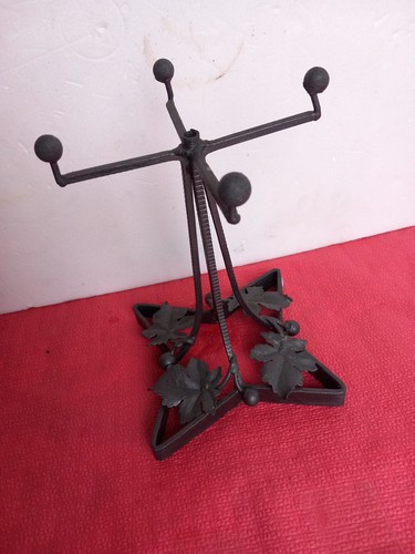 Ancien pied lampe - pied, fer