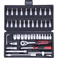 Coffret Boîte Douilles 1/4 46