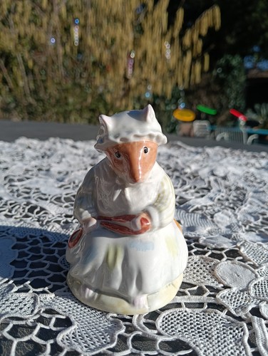 Figurine porcelaine souris - figurine, en