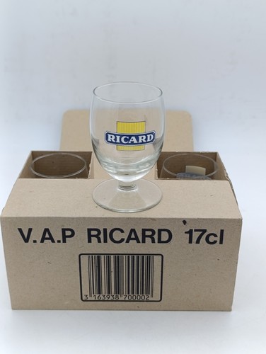 Lot verres pied ricard - lot, 6