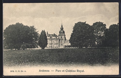 Cpa houyet ardenne parc et - parc,
