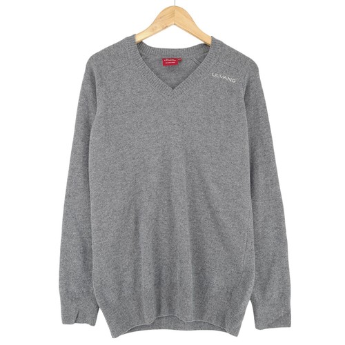 Ulvang pull homme gris laine - pull,