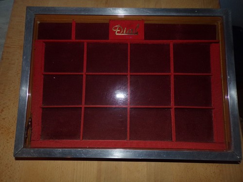 Vitrine présentoir bois - en,