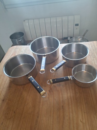 Lot casseroles vintages - de, 4