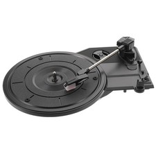  Tourne-disque vintage avec grand mouvement de gramophone, plateau tournant de