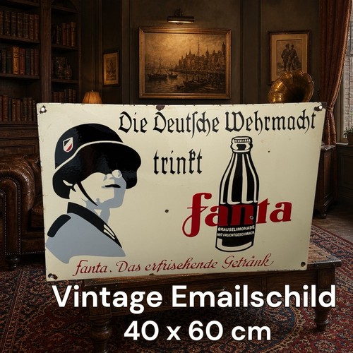 Enseigne émaillée vintage - émaillée,