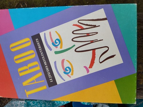 Taboo jeu société 1990 - mb,