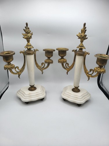 Paire chandelier bougeoirs - paire, de