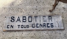 Ancienne Enseigne Bois