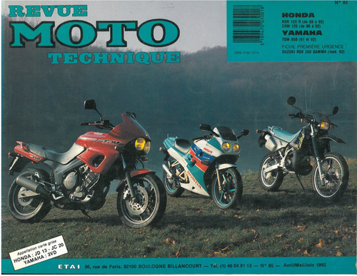 Revue moto technique rmt - revue, 85