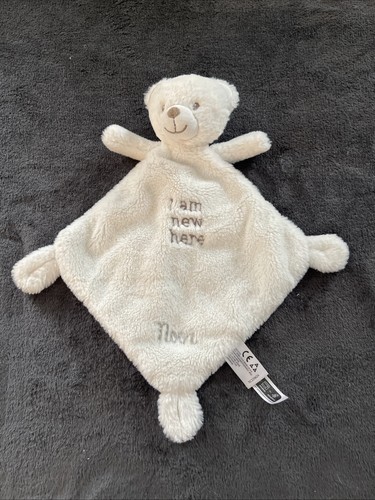 Doudou plat ours blanc nicotoy - ours,