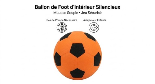 Ballon football silencieux - football,