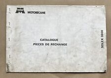 Motobecane Solex 3800 Spare Part Catalog Catalogue de Pieces Detachees French B
