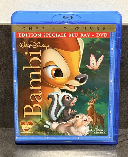 Bambi bluray dvd - +, Édition