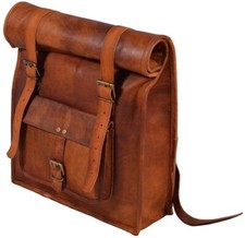 Sac à dos en cuir véritable