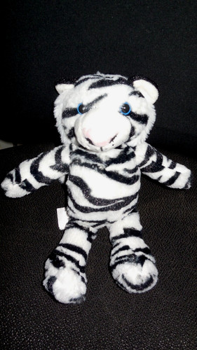 527 doudou peluche tigre - peluche,