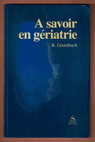Savoir geriatrie r - savoir, en