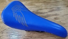 SE RACING CIONLLI BMX SEAT SADDLE BLUE PRO 20" 24 26 29 CRUISER GUTS DIRT STREET
