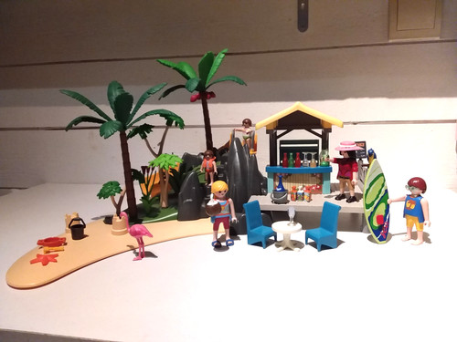 Playmobil 6979 plage privée - playmobil,