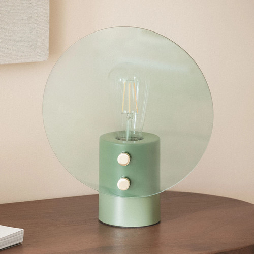 Lampe poser métal - lampe, verre