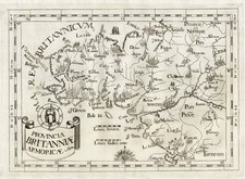 Bretagne France Kapuziner France Capucin Carte Map Montecalerio 1712
