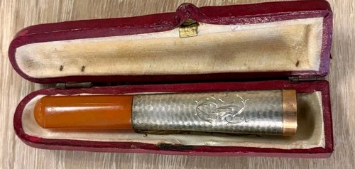 Porte cigarette ancien argent