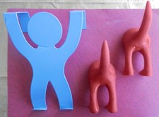 Lot de 3 porte manteau pour