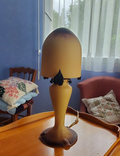 Lampe champignon pâte de - lampe,