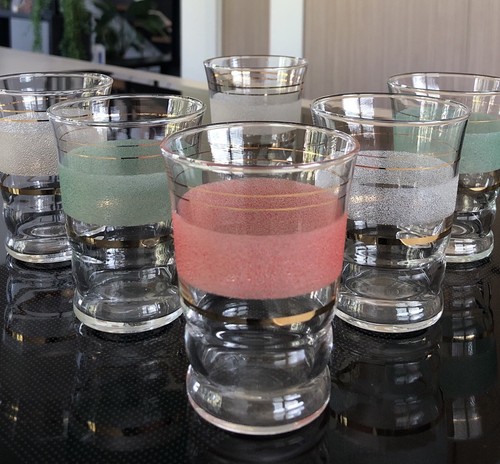 Lot verres granités - lot,