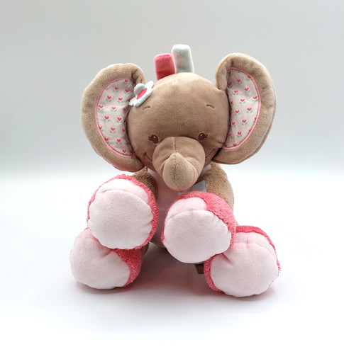 Doudou peluche éléphant