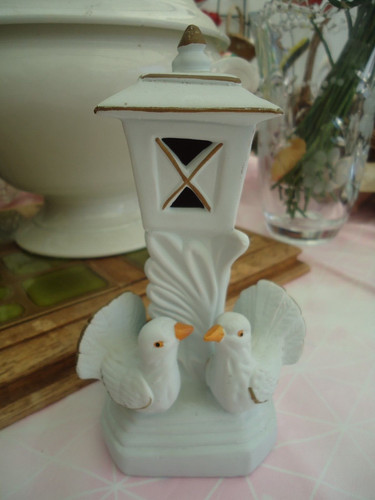 Figurine colombe blanche - figurine,