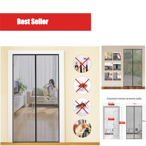 Mycarbon moustiquaire porte - moustiquaire,