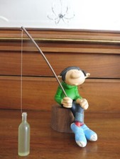 Figurine Gaston pêcheur - Leblon Delienne