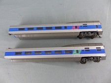 JOUEF MEHANO Ho TGV atlantique lot de 2 wagons intermédiaires complets