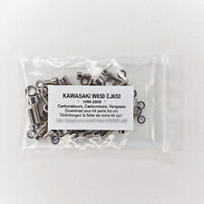KAWASAKI W650 EJ650 1999-2008 Kit n°1 vis BTR inox carburateur W EJ 650