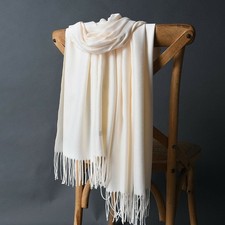 Etole CACHEMIRE écrue châle